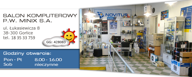 Salon komputerowy MINIX Gorlice